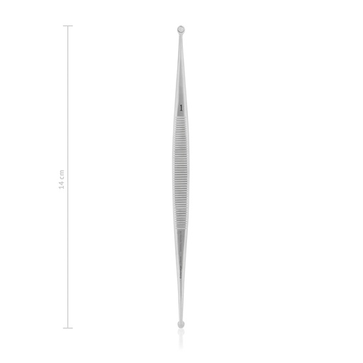 [165514] Bone curette Martini, double, 14 cm  