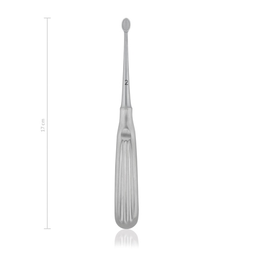 [165202] Bone curette Volkmann, fig. 2 width 8 mm 