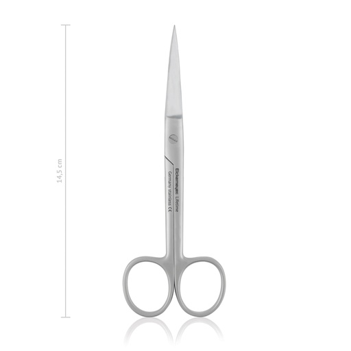 [114514] Surgical scissors, curved, sharp/sharp, 14,5 cm 