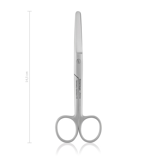 [114014] Surgical scissors, straight, blunt/blunt 14,5 cm 