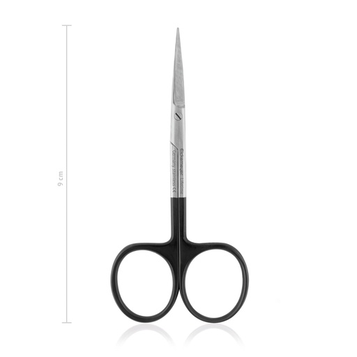 [118309] Scissors, fine, straight, MC, 9 cm  