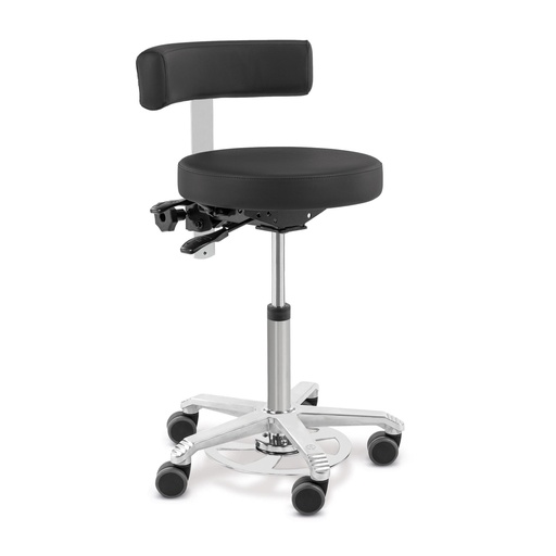 [610195] SCORE Medical operating chair with round seat, backrest and foot control 