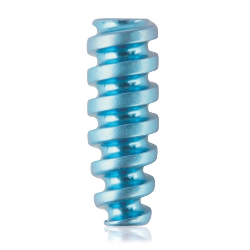 [191536] Zlig Interference Screw cannulated 1.1/Ø3,5/10.0mm, HEX 2.0, light blue 