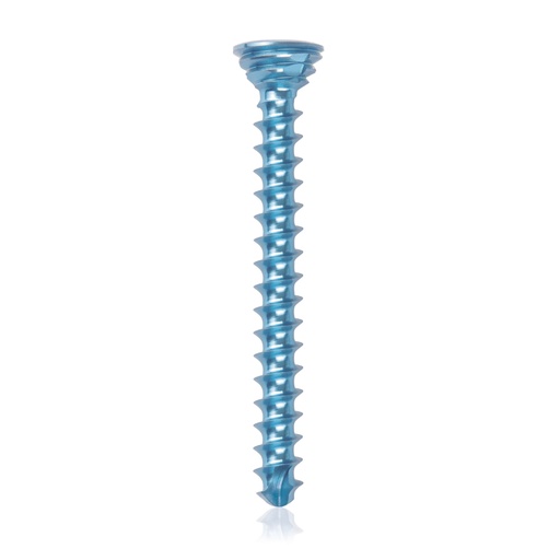 [185543] Titanium locking screw Ø2.7x26mm multidirectional, blue, Torx 10 self-drilling, self-tapping