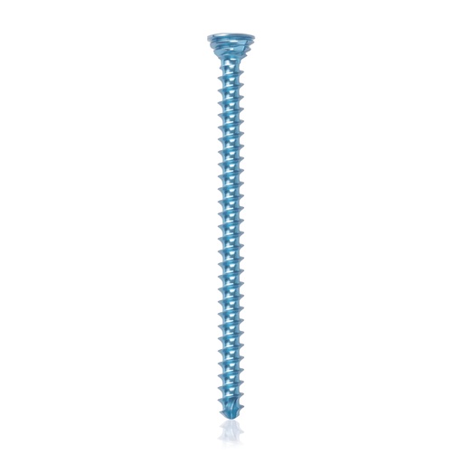 [185604] Titanium locking screw Ø2.7x 40mm, multidirectional, blue, Torx 10, self-drilling, self-tapping