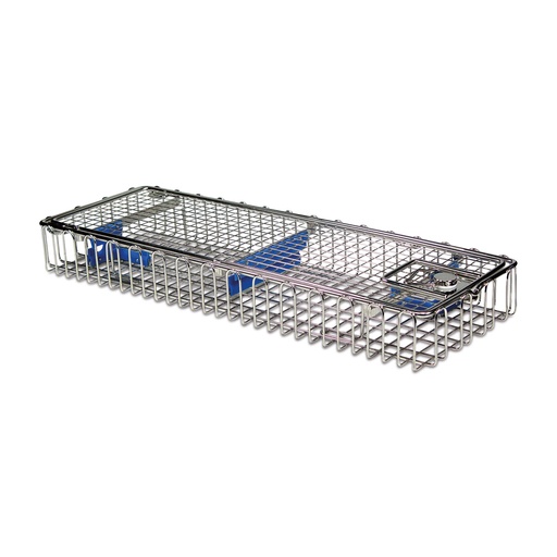 [307364] Universal wire basket for laparoscopes, 460 x 160 x 52 cm with lid and adaptable fixation