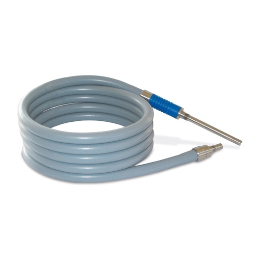 [306523] Universal fibre optic cable, Ø = 3.5 mm, L = 230 cm, autoclavable, for various adaptors, colour: grey