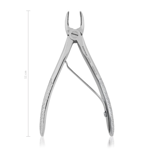 [176010] Tooth forceps, new model, 11 cm, 4 1/2 " diamond coated 