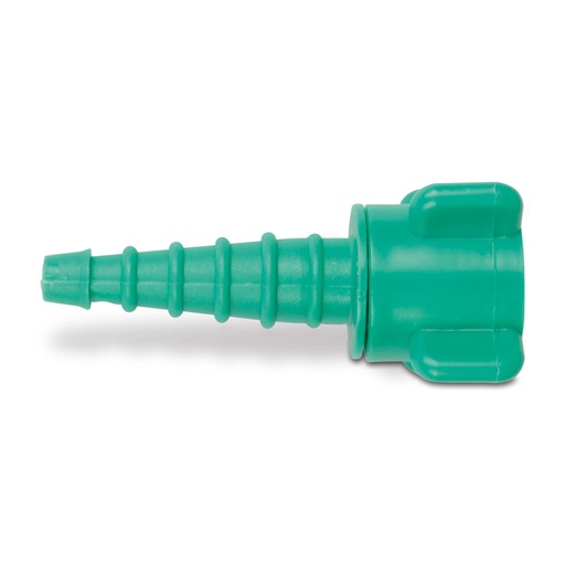 [E213175003] Connection nipple green, plastic, for 3/8" hose